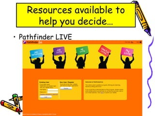 Pathfinder LIVE Resources available to help you decide… 