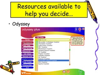 Odyssey Resources available to help you decide… 