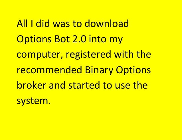 Binary option bot