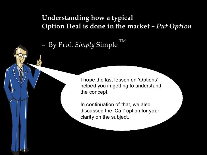 Put options on stock indexes