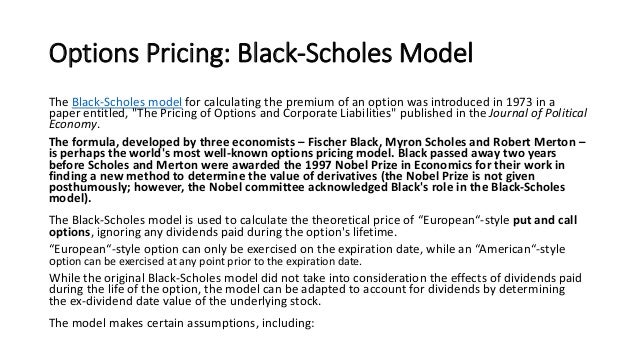 Options industry council 's online pricing calculator