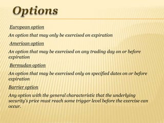 Options strategies | PPTX