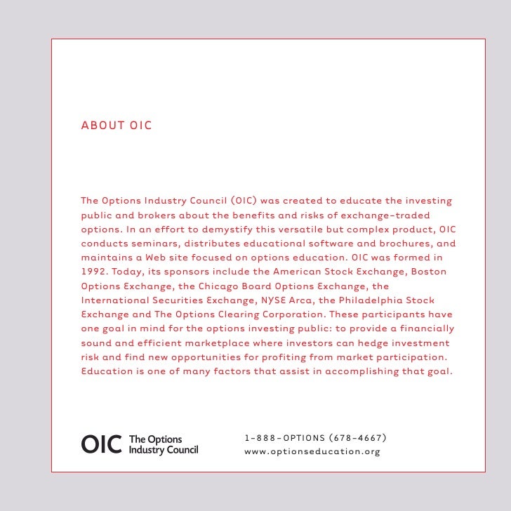 Oic stock options
