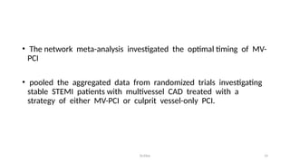 Stable Pooled OPTION STEMI powerpoint presentation by resident | PPTX
