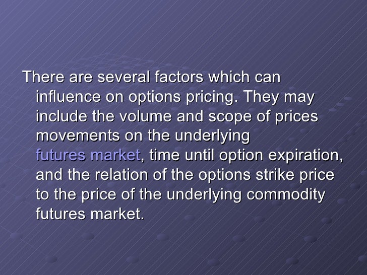 Options trading prices