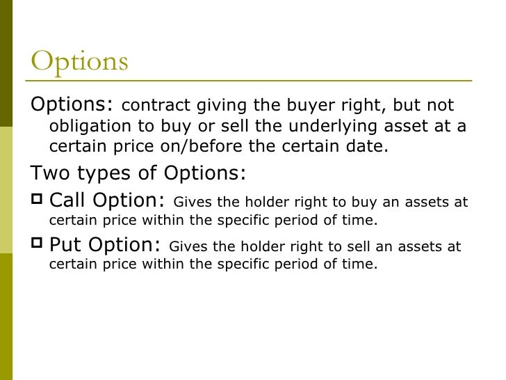 Option 2 trade