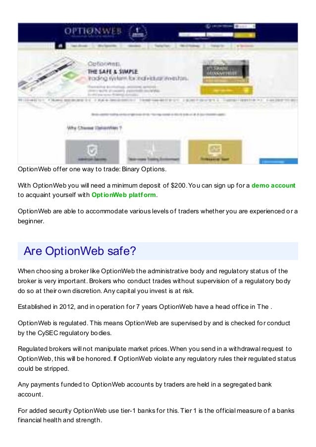 optionweb revue