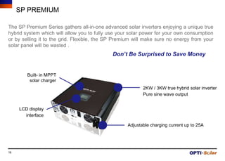 Optisolar OPTI-Solar Company Presentation | PPTX