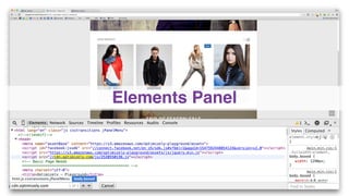 Elements Panel
 