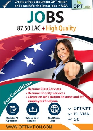 Know more OPT Jobs in USA 