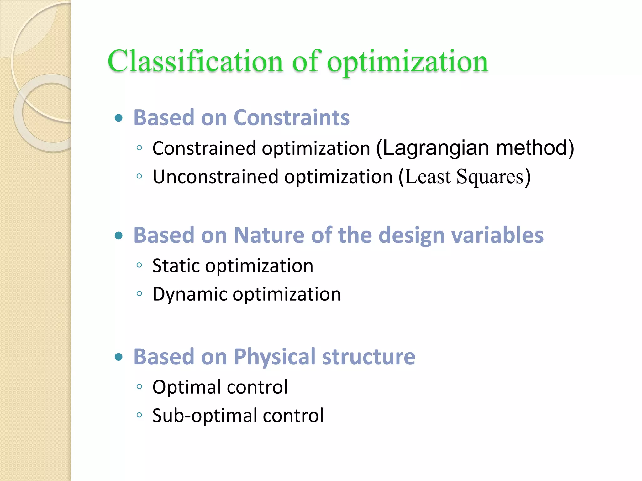 Optmization techniques | PPTX