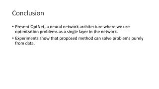 Paper Study: OptNet: Differentiable Optimization as a Layer in Neural ...