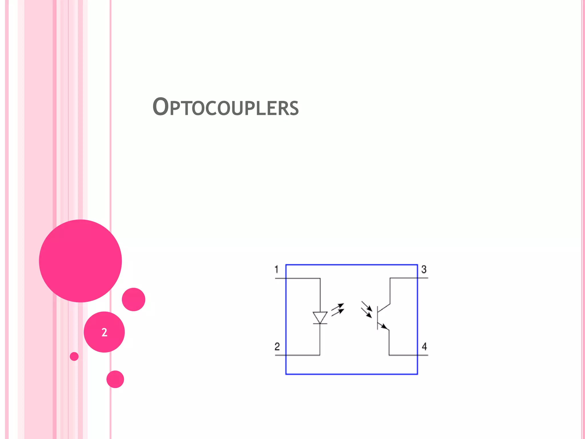 2
OPTOCOUPLERS
 
