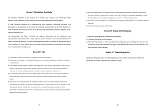 Anexo I: República Ampliada 
Una “Republica Ampliada” es una república de 4 Poderes, que incorpora a los tradicionales Poder 
Ejecutivo, Poder Legislativo y Poder Judicial, a un nuevo poder denominado Poder Previsional. 
El Poder Previsional representa a los ciudadanos del futuro necesario y administra sus bienes. Sus 
atribuciones son incompatibles con las de los otros poderes, especialmente a las del Poder Ejecutivo. El 
Poder Previsional administra los recursos de las diversas cajas previsionales: jubilación, seguridad social, 
seguro de desempleo, etc. 
Los representantes del Poder Previsional son elegidos directamente por los ciudadanos. Los 
representantes de este Poder deben cumplir requisitos técnicos similares a los de los administradores de 
Fondos Comunes de Inversión. El Poder Previsional puede dividirse en Cámaras, del mismo modo que el 
Poder Legislativo y el Poder Judicial, cada una de ellas constituida y dirigida por representantes de distintas 
corrientes (partidarias, ideológicas, etc) 
Anexo II: Tips 
1) El verdadero cambio no es político. El verdadero cambio es de sistema. 
2) Optocracia no es política, no es ideología. Optocracia es un sistema de gobierno republicano superador 
39 
a la Democracia 
3) Si el sistema dice que el poder lo tiene el que obtiene más votos, ergo los gobernantes no van a buscar 
hacer el mejor gobierno, van a buscar obtener la mayor cantidad de votos. Eso significa clientelismo, 
control de los medios, publicidad, aprietes, destruir al que opina distinto y cuestiona, etc. 
4) En Democracia el que decide cual es el mejor gobierno que podés tener es una mayoría sin criterio. En 
Optocracia cada cual decide cual es el mejor gobierno que cada cual puede tener según su propio 
criterio 
5) Una falacia es una argumentación de naturaleza inválida. Uno de los casos de falacia se denomina 
"Argumentum ad populum" que tiene la siguiente estructura: 1) Para la mayoría A 2) Por lo tanto A. Todo 
razonamiento falaz es inválido. Que la conclusión de un razonamiento falaz sea válida, es mera 
casualidad. La Democracia se basa en un "Argumentum ad populum" ergo que un gobierno democrático 
sea bueno es mera casualidad. 
6) Muchos sostienen que si las personas fueran lo suficientemente educadas, entonces la Democracia 
funcionaría bárbaro. La teoría de la evolución dice todo lo contrario. Las especies se adaptan al medio 
ambiente. Somos como sociedad la adaptación para vivir en el Sistema Democracia. 
7) Hay cosas que no se pueden unir. En Democracia eso significa conflicto político. En Optocracia significa 
40 
desarrollo 
8) En Democracia gana el que miente mejor. 
Anexo III: Tipos de Poliarquías 
1) Poliarquía Democrática= es la Democracia compensada. 
2) Poliarquía Optocrática= es la Optocracia. 
3) Poliarquía Probabilística= es similar a la Democracia compensada, pero sin “Regla de la Mayoría”. Con 
la proporción de los votos obtenidos se le asigna una probabilidad de ocurrencia a cada candidato, para 
luego elegir por sorteo al ganador. 
Anexo IV: Desambiguación 
Optoscracia, del griego "optos = lo visible" significa poder de lo visible. Se utiliza como antónimo de 
Iconoclastia. En cambio, Optocracia es el poder de la opción. 
