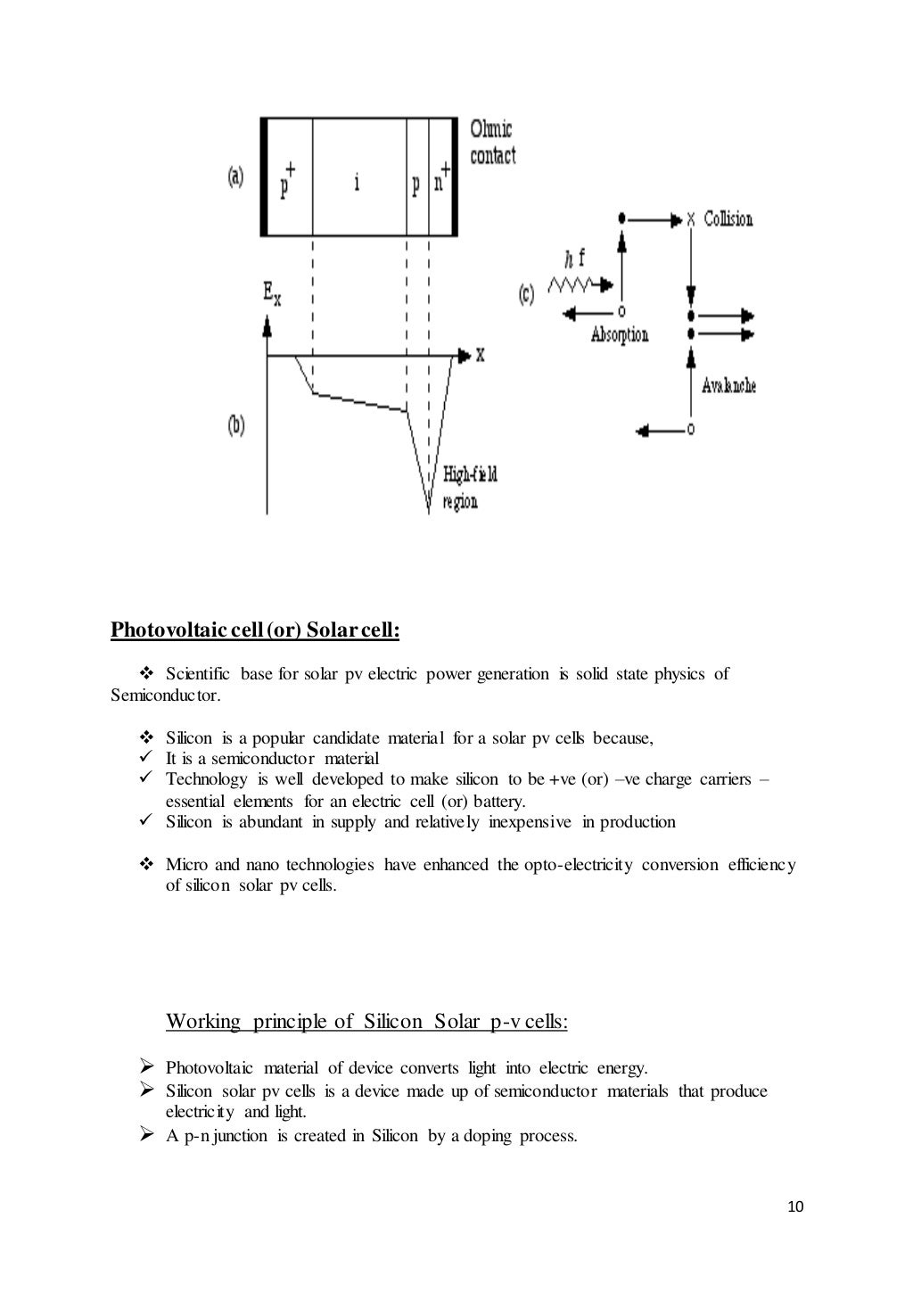 Opto electronics notes