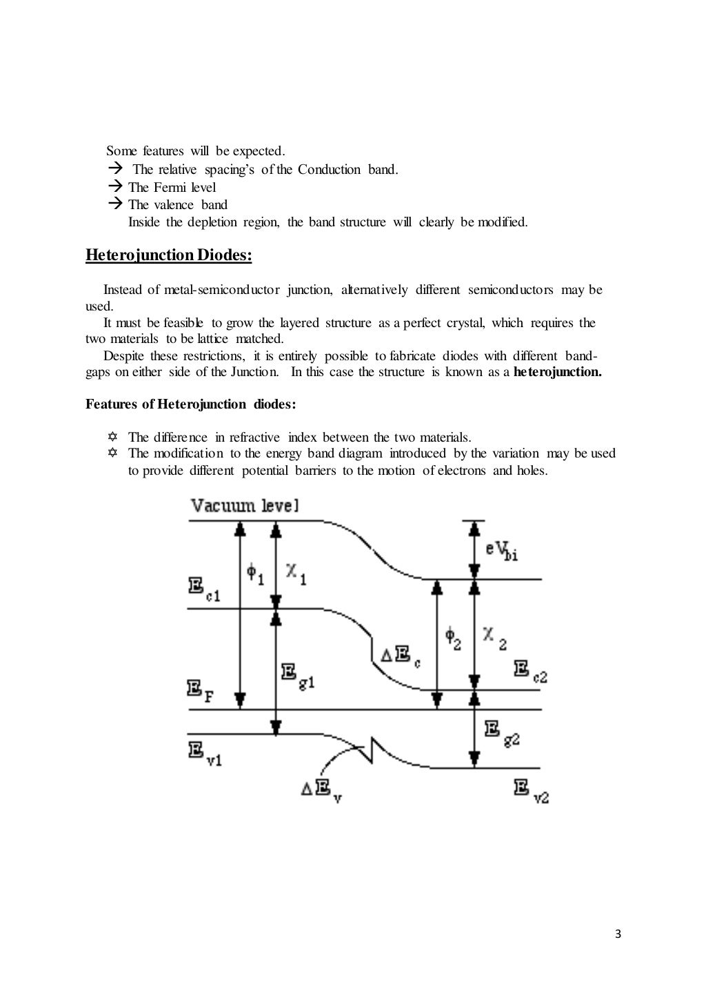 Opto electronics notes