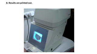 8. Results are printed out.
 