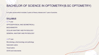 Optometry | PPTX