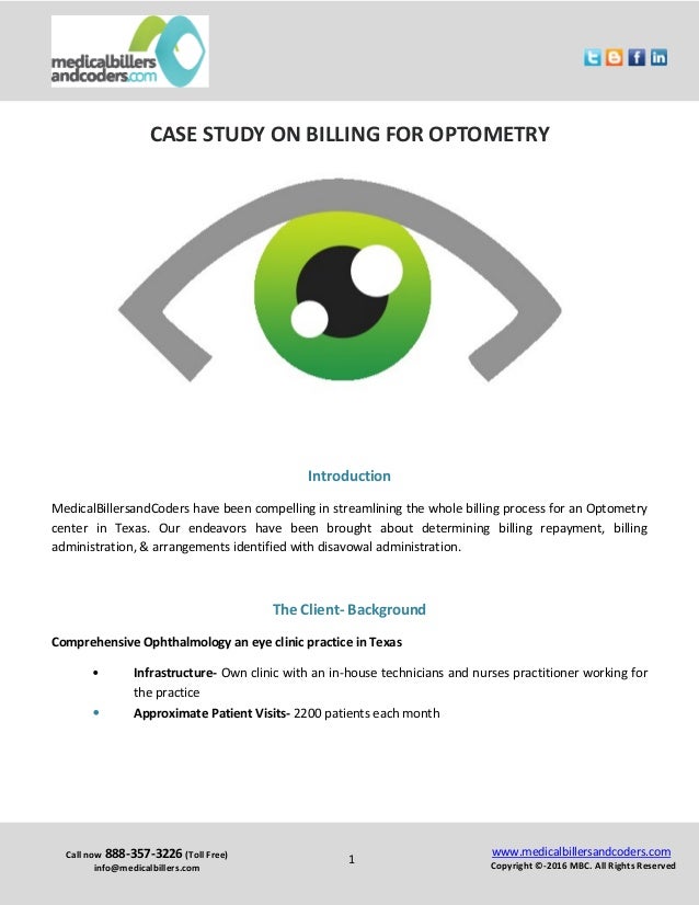case study for optometry