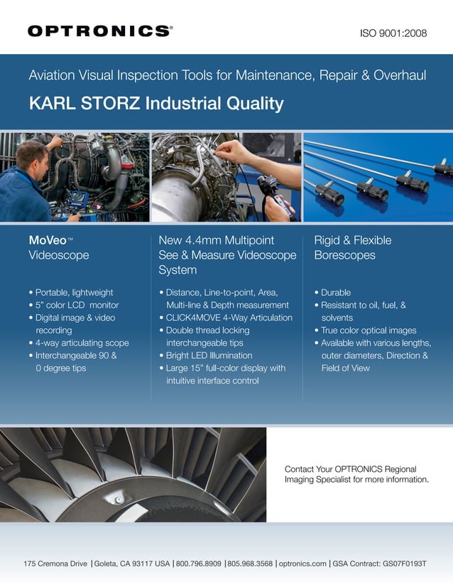 KARL STORZ Industrial Products for Aviation & Engine Repair PDF