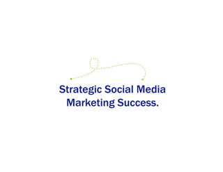 Strategic Social Media
 Marketing Success.


                 kaneconsulting.biz | @JenKaneCo
 