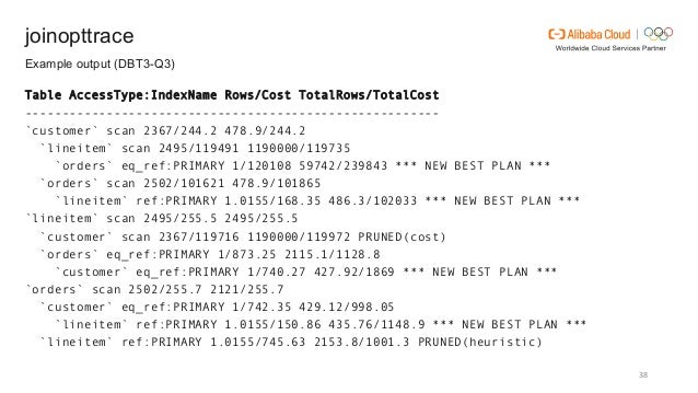 mysql optimizer statistics