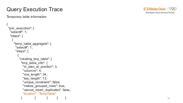 understand mysql optimizer trace