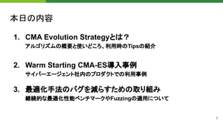 CMA-ESサンプラーによるハイパーパラメータ最適化 at Optuna Meetup #1