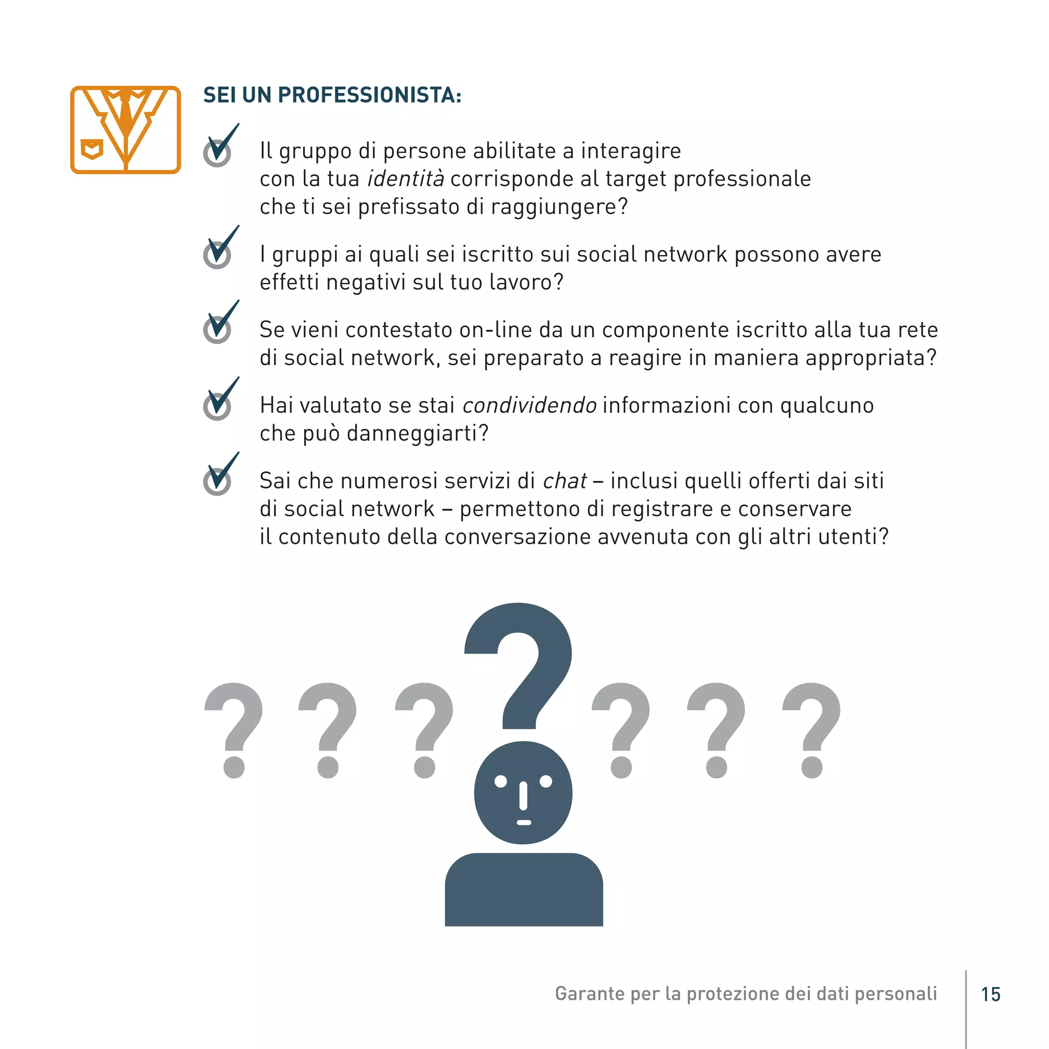 Opuscolo Garante privacy sui socialnetwork