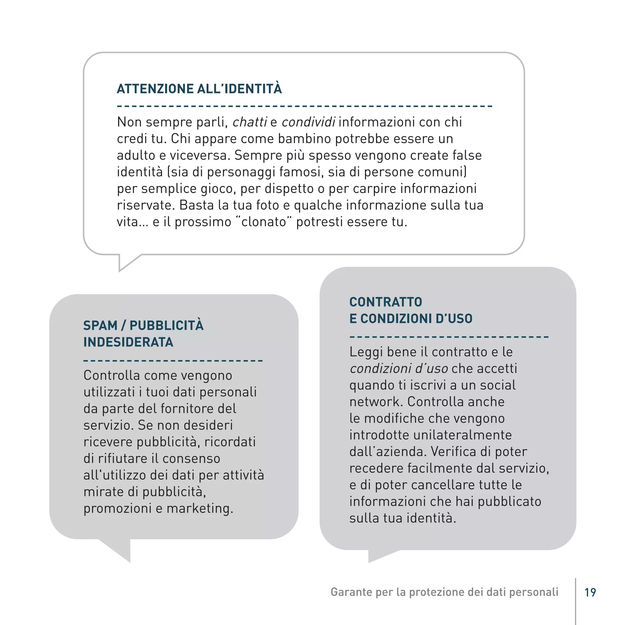 Opuscolo Garante privacy sui socialnetwork