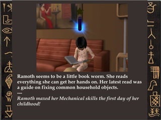 Today I applied for and was accepted into Desiderata Valley's garden club. They gave me 1,110 simoleons to help expand my garden, and installed a wishing well for us. They told us that it's rumoured to make people's wishes come true. 