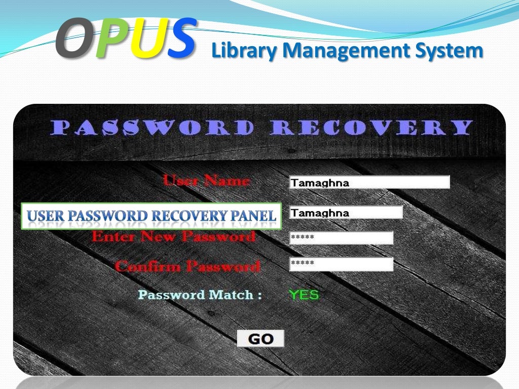 Library Management System PPT