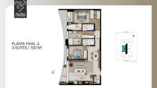 2,72
1,20 1,10
1,40
4,84
4,43
6,13
3,60
7,44
5,02
2,58
2,30
1,20
5,35
2,60
2,30
2,60
2,32
1,10
1,40
4,84
4,43
6,13
2,32
7,44
3,60
2,58
2,62
5,02
2,30
1,20
2,30
1,20
2,60
2,72
5,35
2,93
2,24
92
1,10
92
2,24
1,92
3,29
2,19
2,19
1,92
PLANTA FINAL 3
3 SUÍTES | 100 M2
 