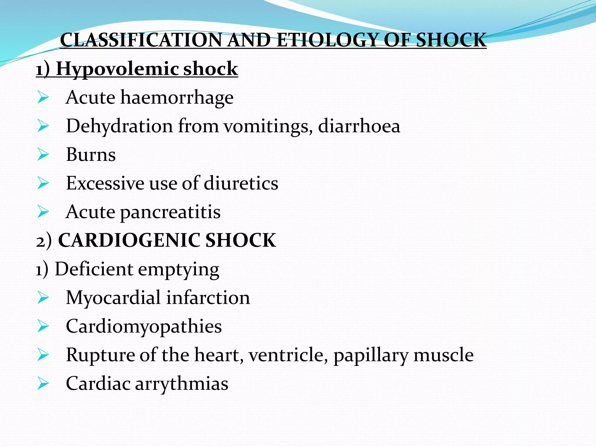 Haemorrhage and Shock: Relevance in Periodontal Surgery | PPTX