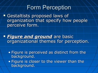 Physiology of Special Senses and Perception | PPT