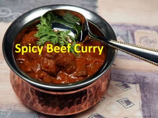 Spicy Beef Curry
 