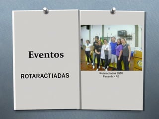 Eventos ROTARACTIADAS Rotaractíadas 2010 Panambi - RS 