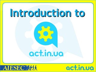 Introduction to
 