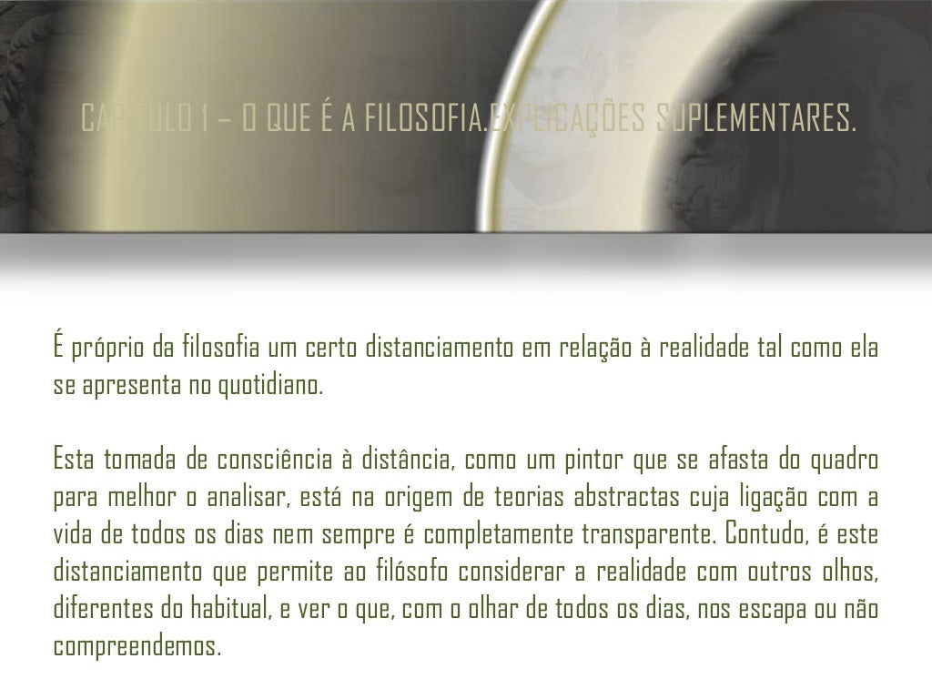 Quais São Os Principais Problemas Filosóficos Levantados Logo Ao Início