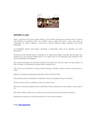 O que é a regra dos 3 rs