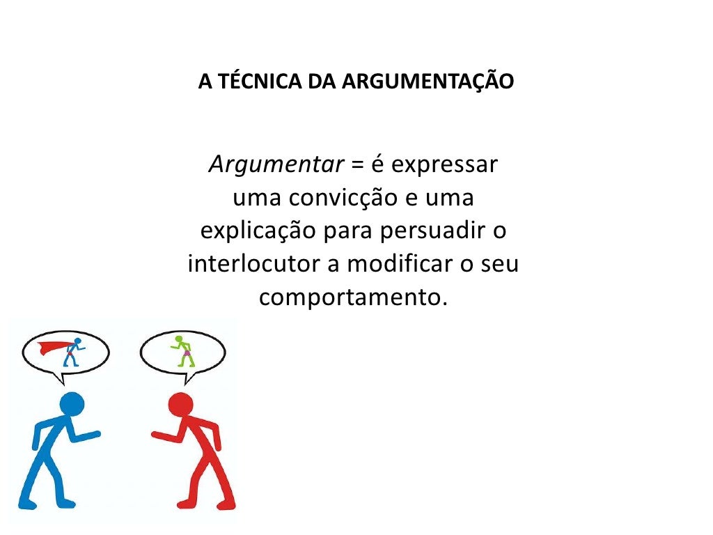 O que é argumentar