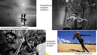 Fotografia de Sebastião Salgado
Fotografia de Walter
Fotografia de
Araquém
Alcântara
Fotografia
de Claudia
Andujar
 