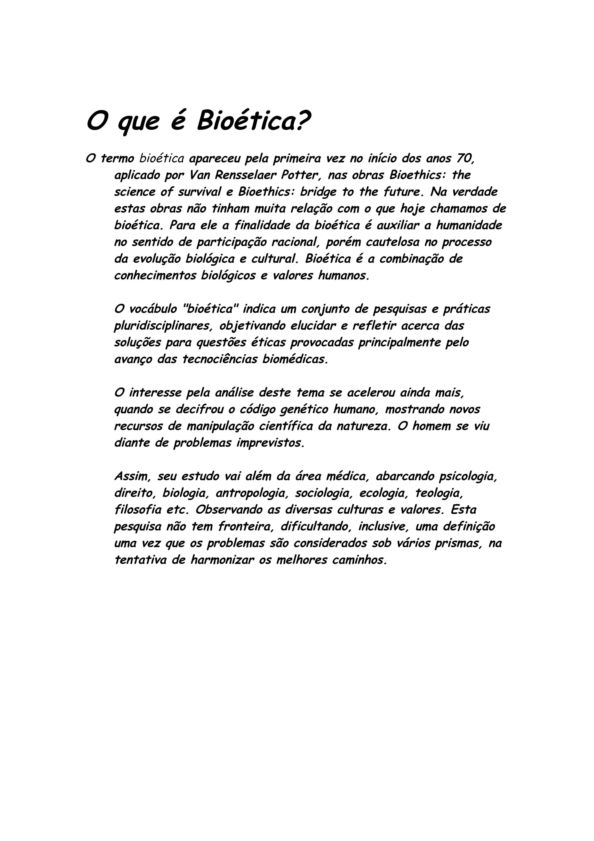 Bioética: O Que É, Origem, Princípios E Importância – FDJY