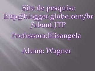 O que é blog