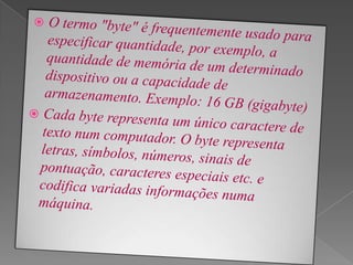 O que é byte e bit??? | PPSX