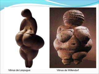 Vênus de Lespugue Vênus de Willendorf
 
