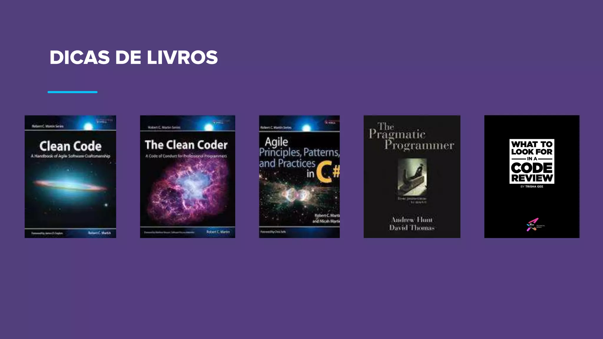 DICAS DE LIVROS
 
