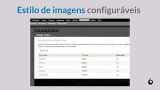 Estilo de imagens configuráveis
 