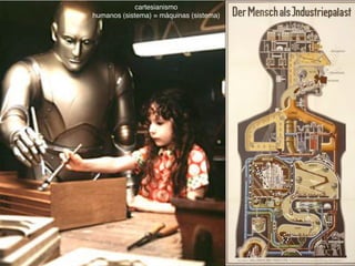 cartesianismo
humanos (sistema) = máquinas (sistema)
 