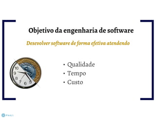 O que é engenharia de software